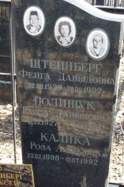 Штейнберг Фейга Давыдовна, Москва, Востряковское кладбище